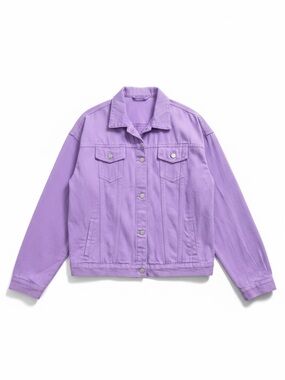 Current Lavender/Purple Denim Jacket  Trucker Size 3X NWT